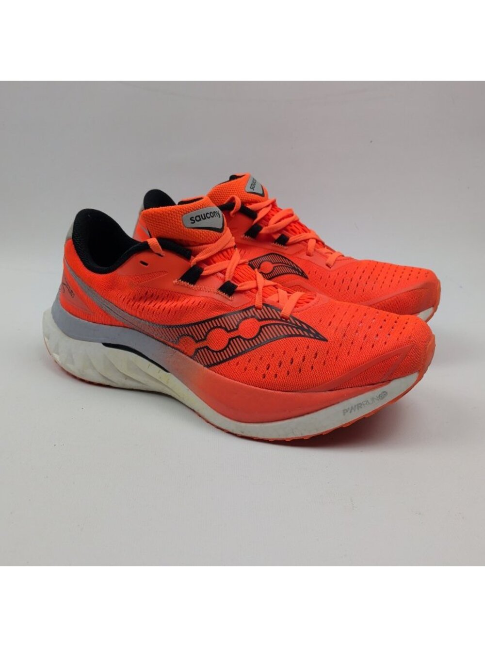Saucony Endorphin Speed 4 Mens Sz 10.5 US Neon Orange Running Athletic Shoe
